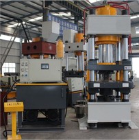 Hydraulický lis na roztiahnutie kovového materiálu